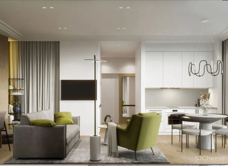 紧凑户型的现代美学