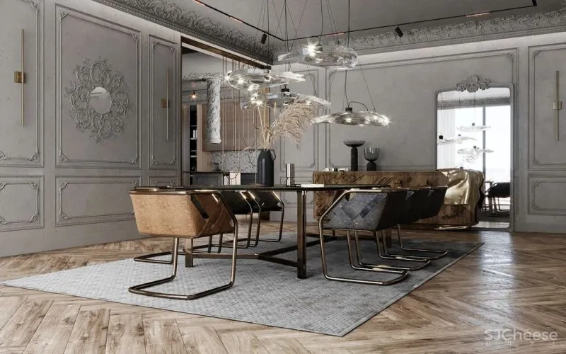 法式现代豪宅，无可挑剔的工艺！