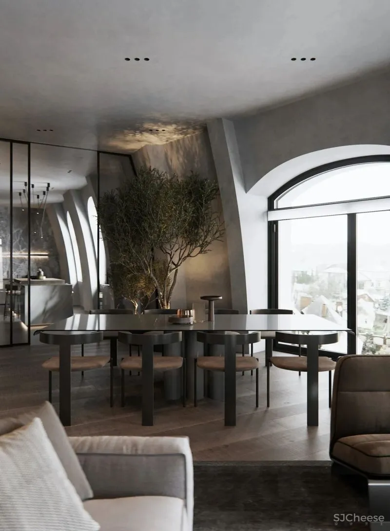 Ira Kulyk 180㎡高级灰别墅,撩人的气质