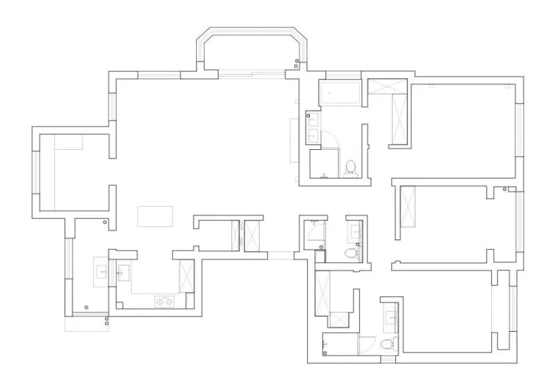 空间连通却互不干扰,全屋隐形收纳,上海190㎡大平层到底什么样?