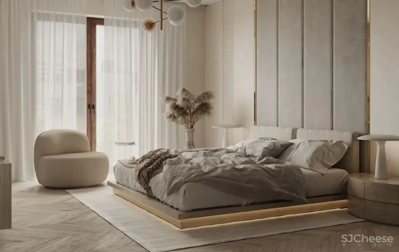 粉色 亚麻色,藏在公寓里的温润细腻!