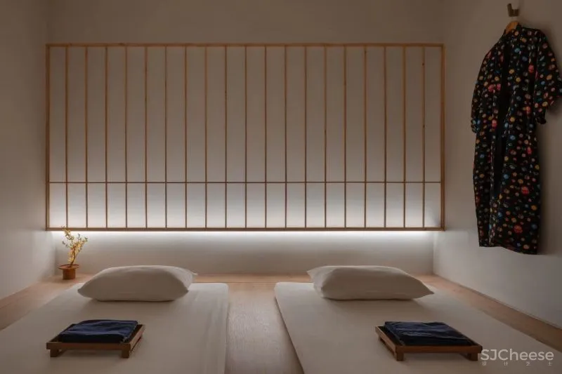 曼谷极简主义的日本美学设计闹市温泉