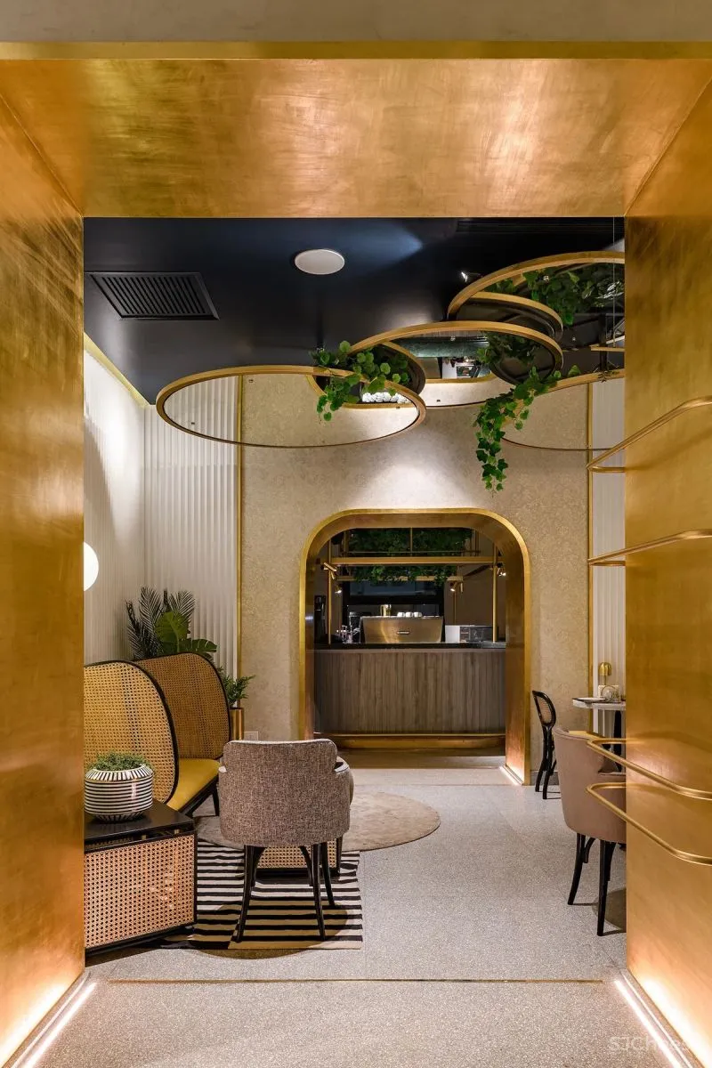 Alchemy新作 古铜色餐厅设计