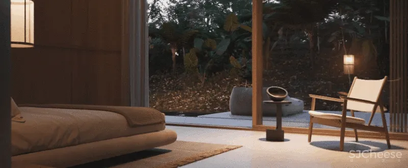 超低调的日式极简豪宅，美得如此清新脱俗！