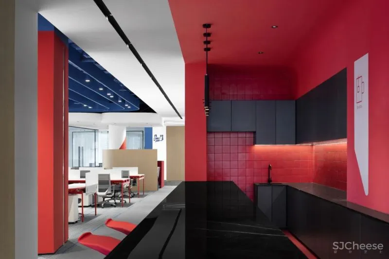 知白设计 × 智见未来办公空间:趣味分割