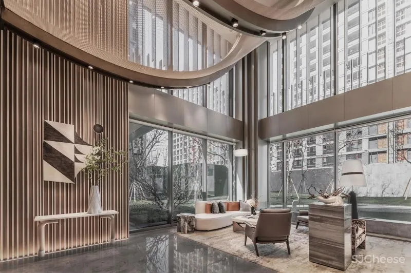 HWCD新作丨东方雅奢美学——苏州万科·江上雅苑售楼处