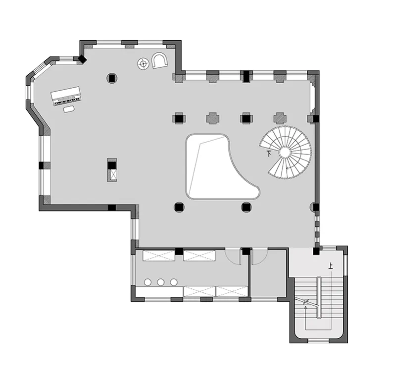 也间设计 × 摄影空间:空间中的白月光