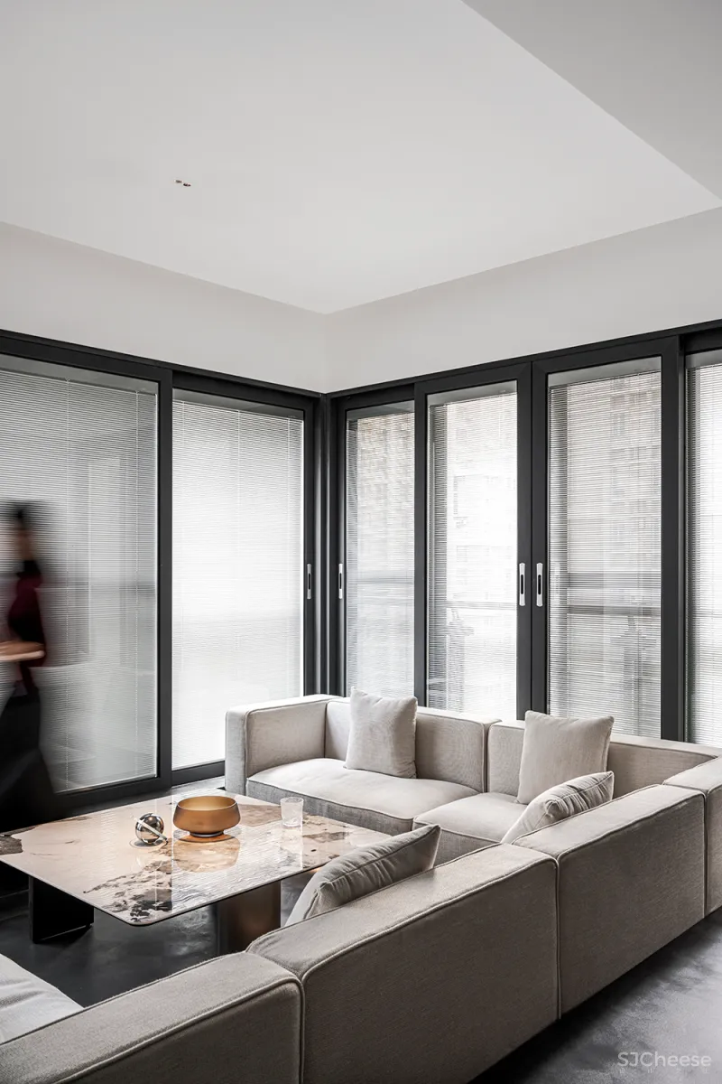 206㎡简约大平层,打破常规、简单纯粹!