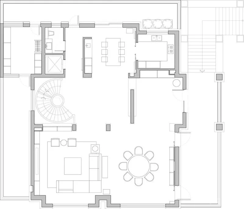 上海亦鉴设计 刘宏 760m² 极简别墅,精神走向自由!