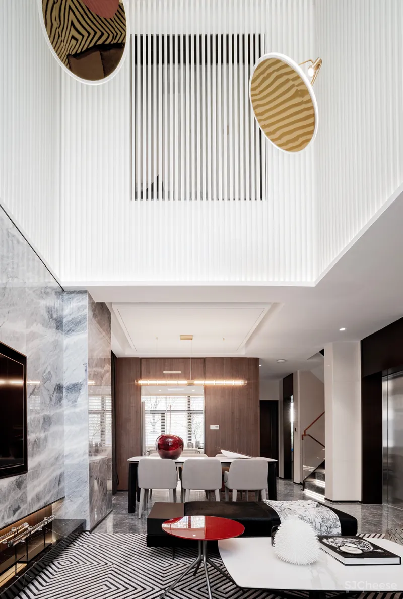 聚舍联合设计:440㎡现代别墅,美观大气,尽显非凡品味!