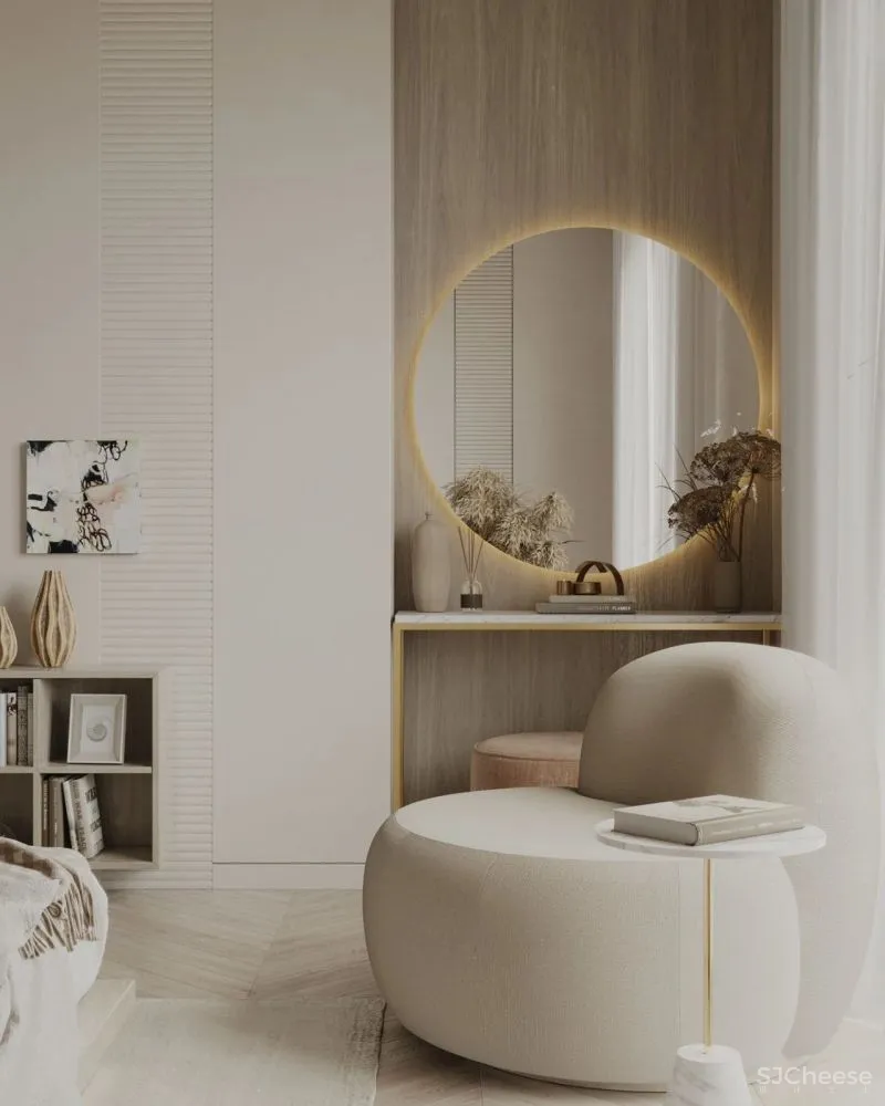 粉色 亚麻色,藏在公寓里的温润细腻!