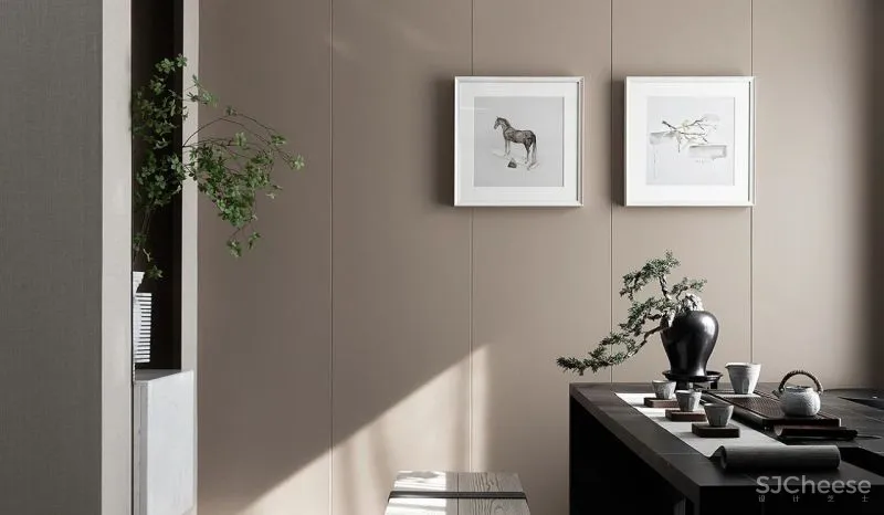 其境设计:凸显空间的自然美学,暖色调下的简洁随性!