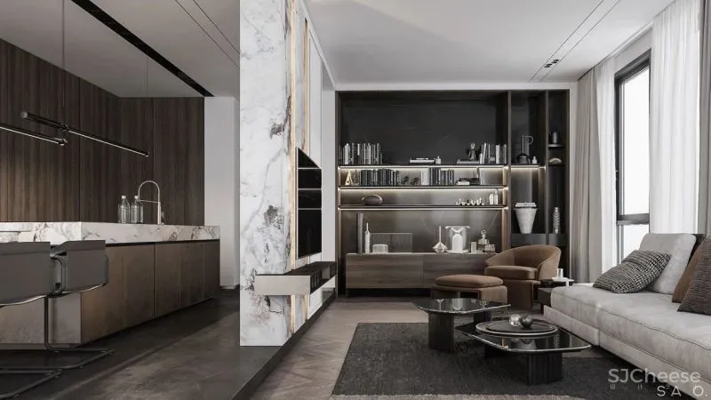 SAO Studio 轻奢大平层,高贵生活!