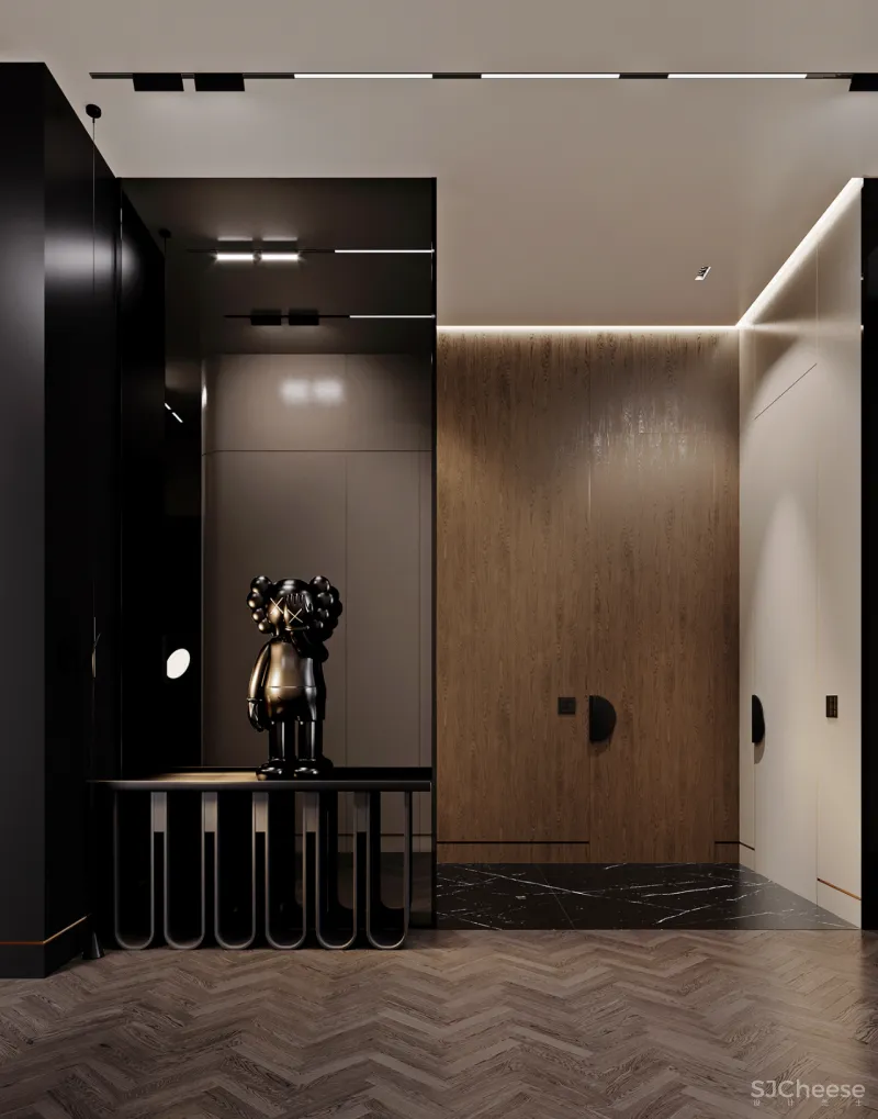 305㎡简约顶层公寓,轻奢之家!