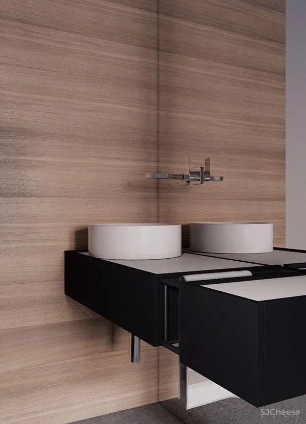 蓝灰色轻工业风，鲜活又沉稳！