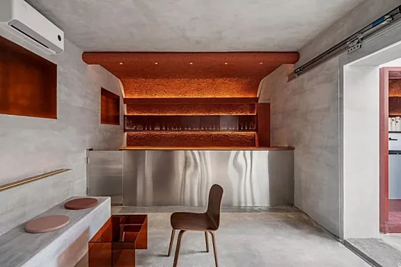 新作 “市井”和“现代”的新旧共生 请请咖啡店，济南 空间里