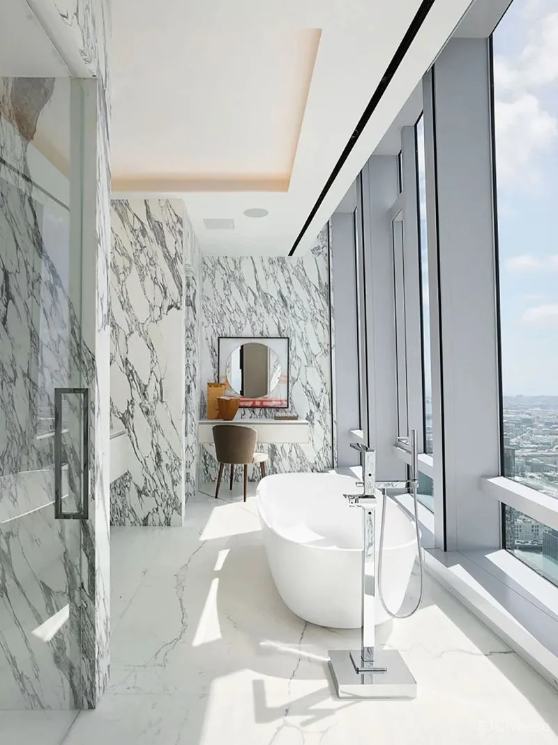 猛砸55亿打造的豪华公寓楼,内饰比别墅还奢华!