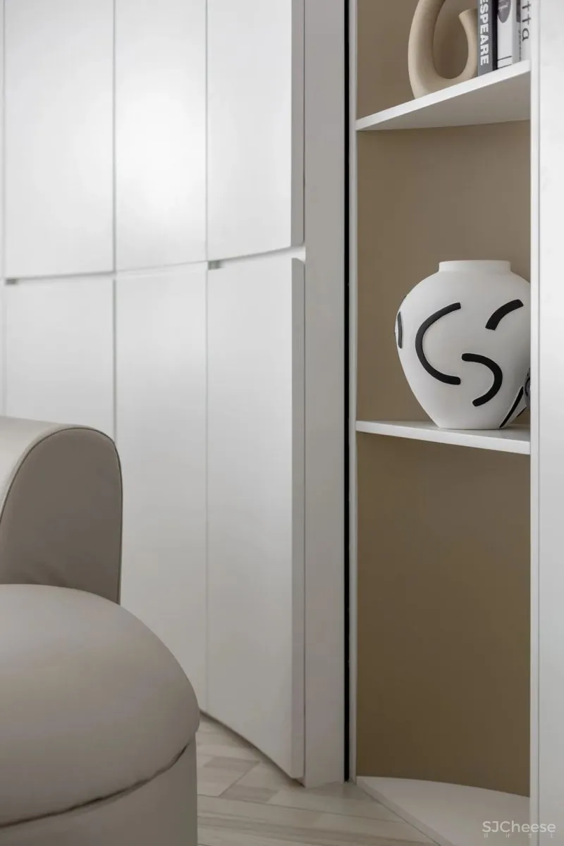 两道弧线串联起来的家，重新定义功能 理居设计