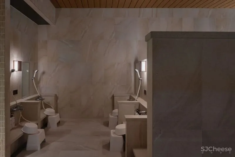 曼谷极简主义的日本美学设计闹市温泉