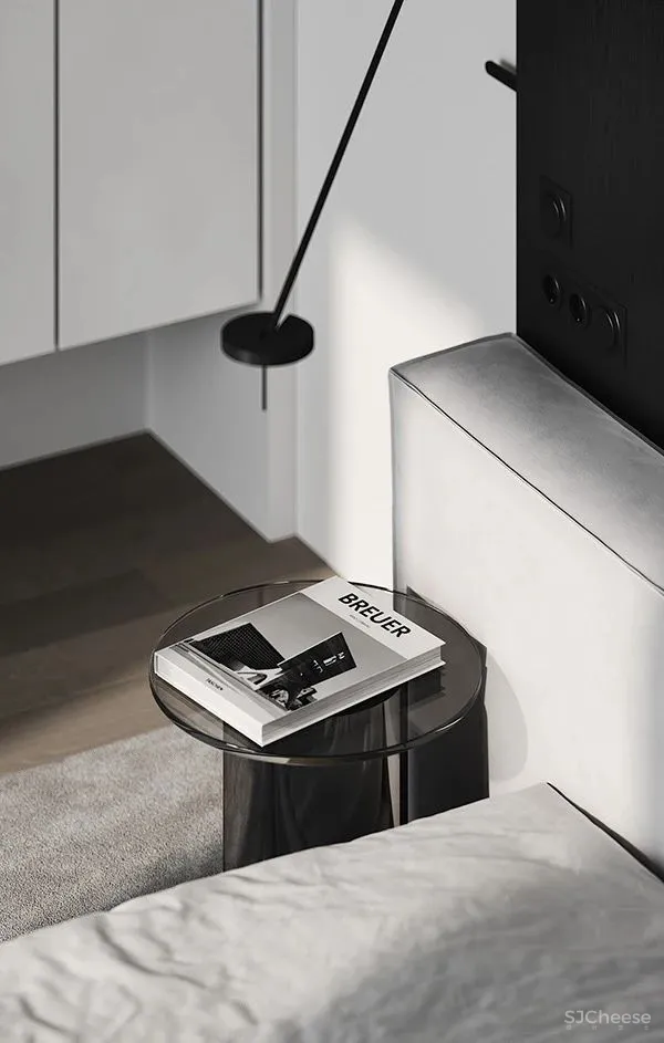 质感黑白灰公寓,释放简约而高雅的魅力!