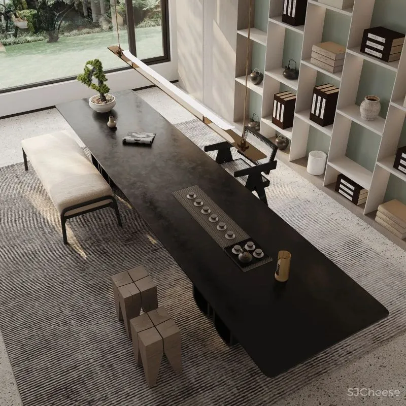 茧界设计:暖色调的油画美墅,尽显极简平衡之美!