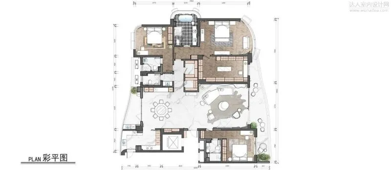300方江景大宅之姊妹篇,星河璀璨 力设计