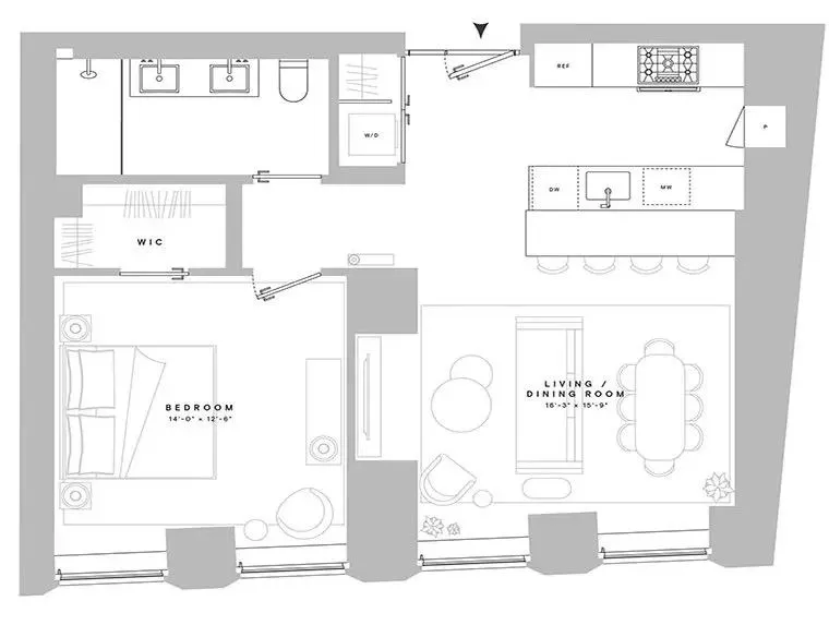 带阿斯顿马丁套房的公寓，样板房公开，高级黑才有这么酷酷的高级感