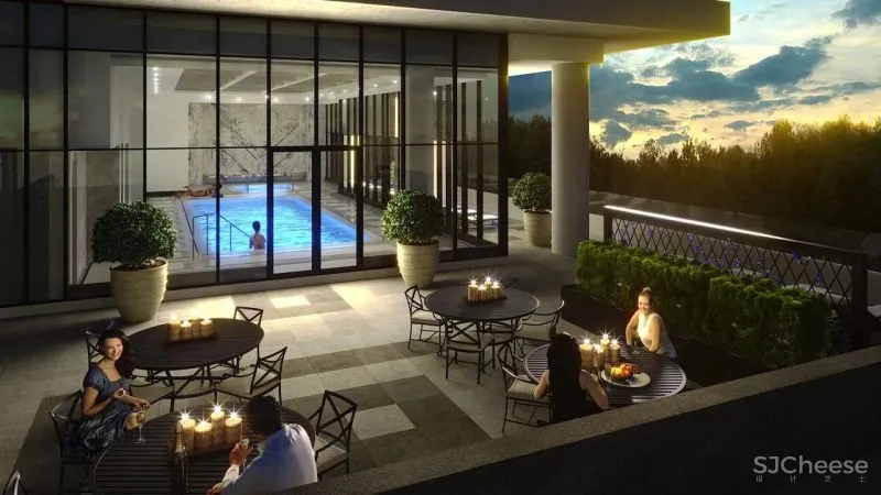 顶级公寓这样设计才气派！简约但不简单~