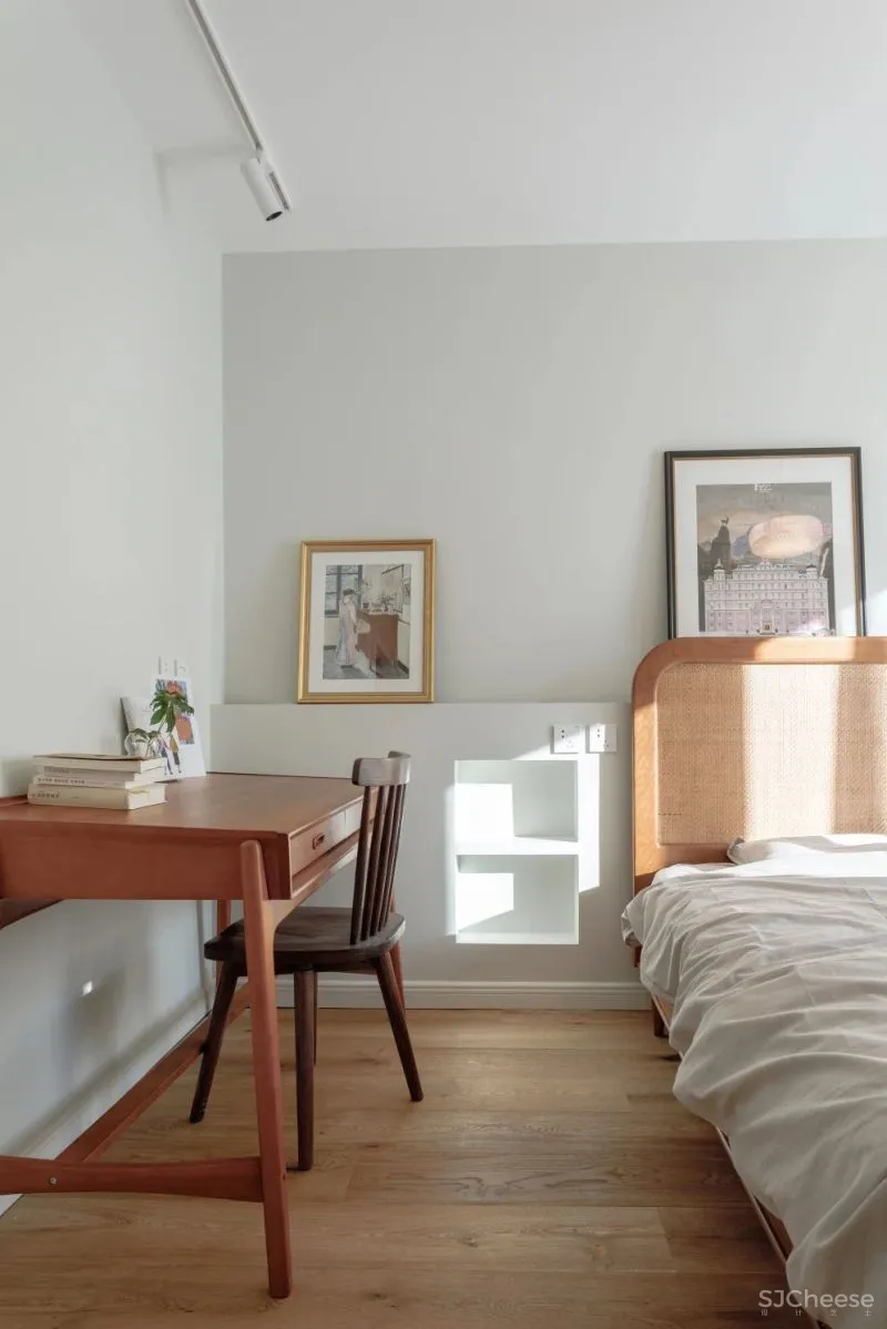 强烈安利超美中古风!83㎡两室改三室,安放三代五口人,收纳真心强大!