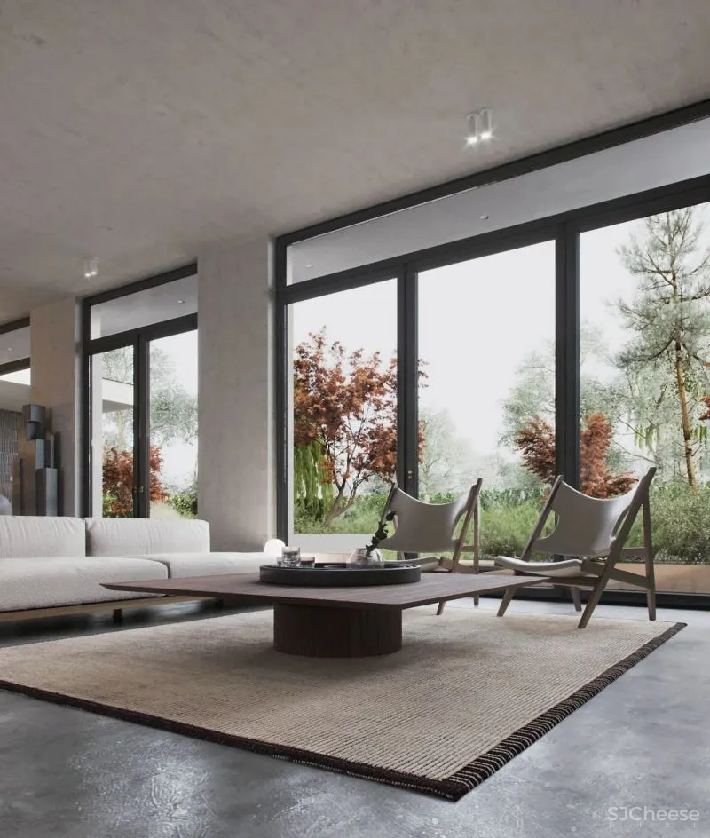 140㎡原木公寓,简约清新!