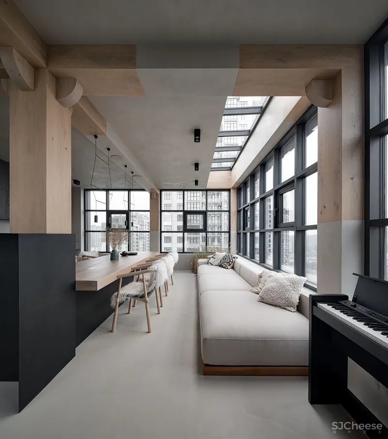 低调轻雅的顶层复式，住出另一种豪宅范！