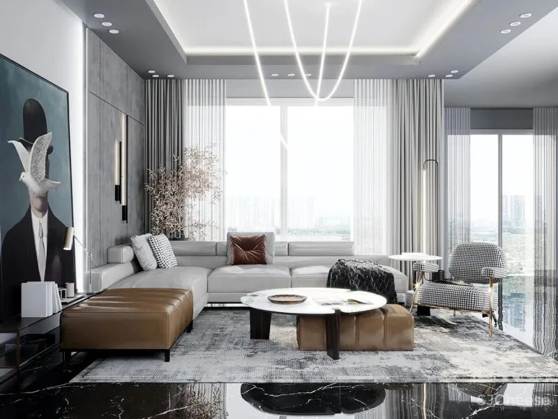 法式现代豪宅，无可挑剔的工艺！