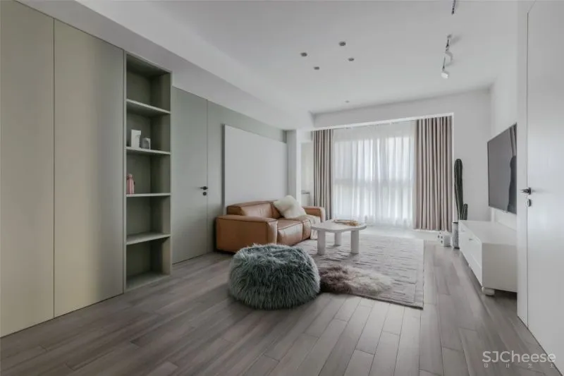 130㎡简约舒适宅，简单与优雅，清新的空间，让生活自然舒坦