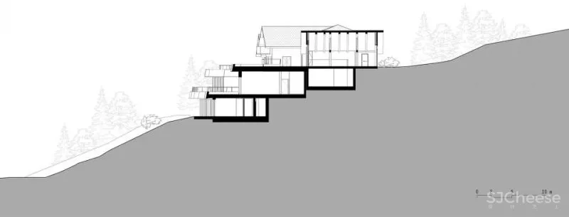 noa 新作 意大利依山而建 谷仓下的Gfell酒店