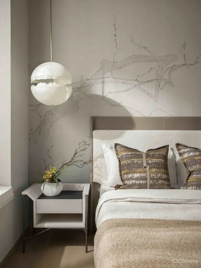 水墨韵律 素雅花艺,独有的东方气韵 观致设计