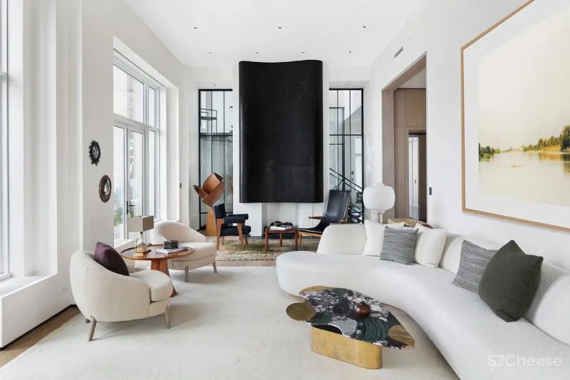 把细节做到极致奢华的四季顶层公寓，售价 2.5 亿！