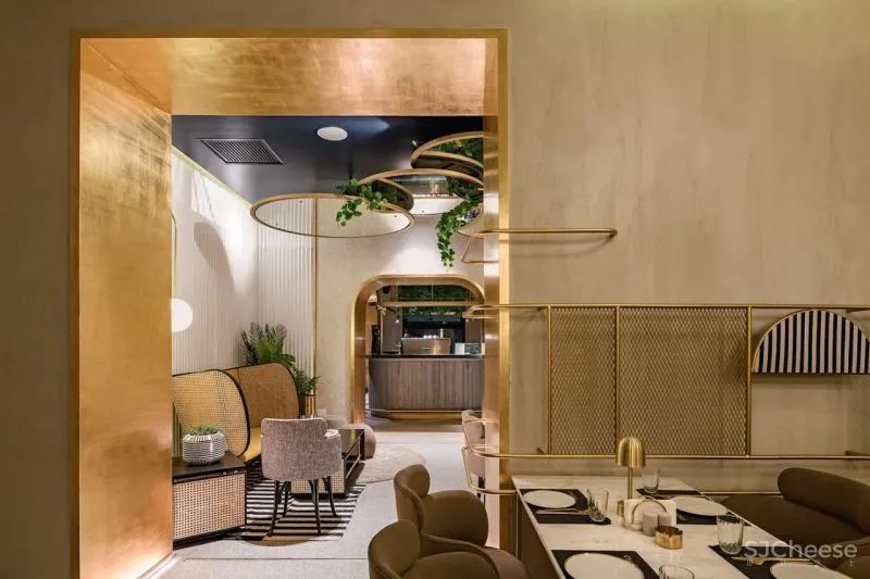 Alchemy新作 古铜色餐厅设计