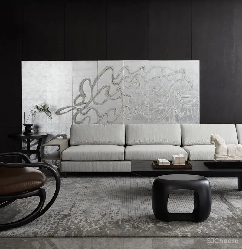 ONE CU壹方设计 成都卓越·晴翠 350㎡气质大宅,麓湖之畔,向心而居