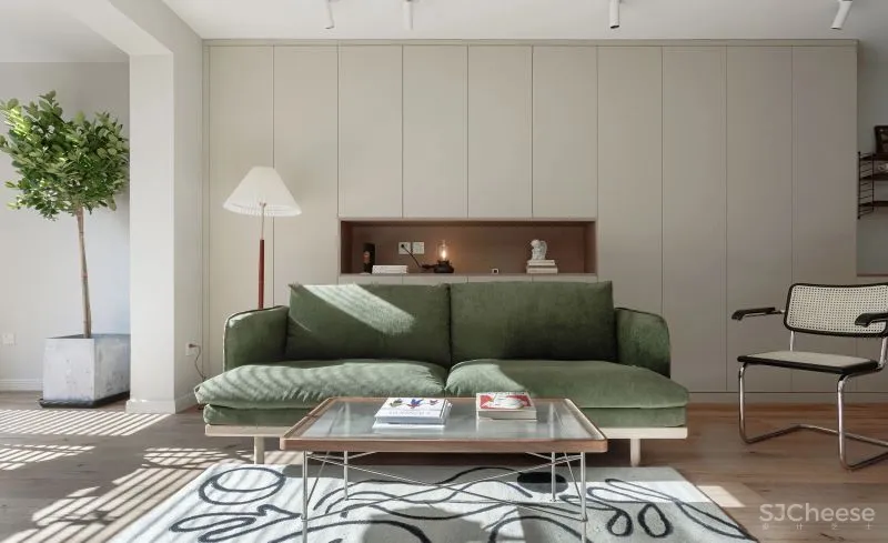 强烈安利超美中古风!83㎡两室改三室,安放三代五口人,收纳真心强大!