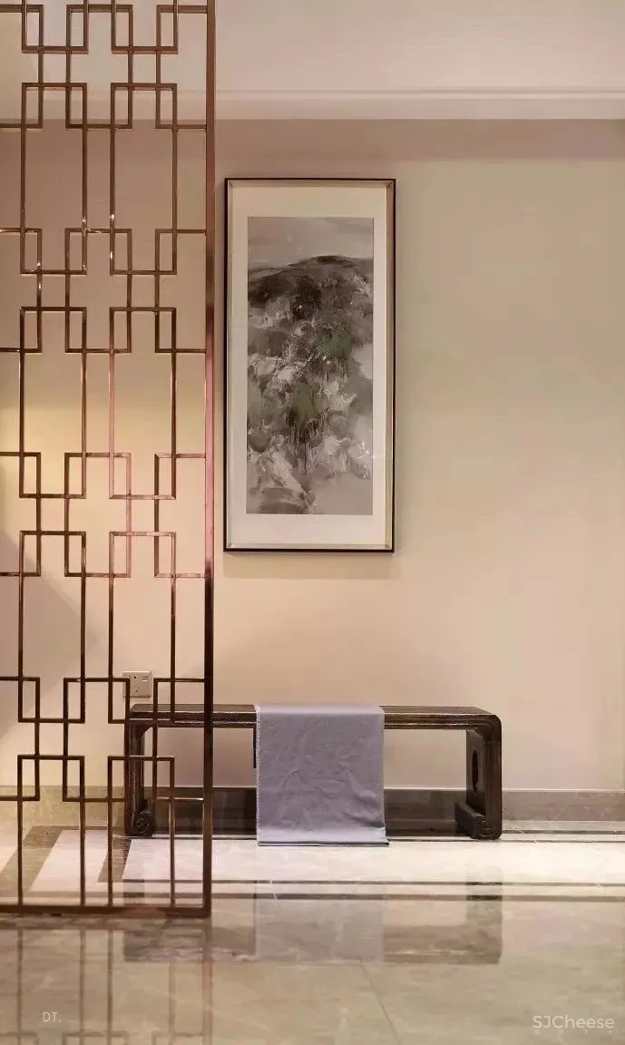 新中式玄关设计,方寸之间自成天地!