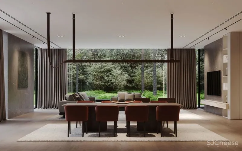 360㎡简约风豪宅,成功人士的气质!