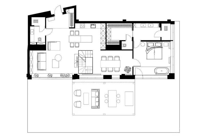 338m²顶层复式,艺术豪宅!