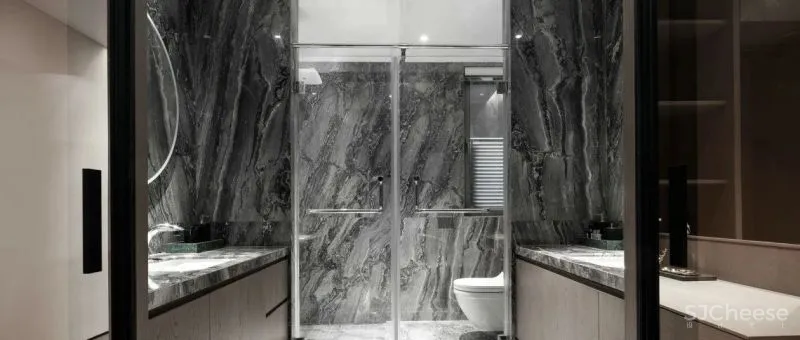 180㎡简约大平层，温和质感的湖畔住宅 南筑设计