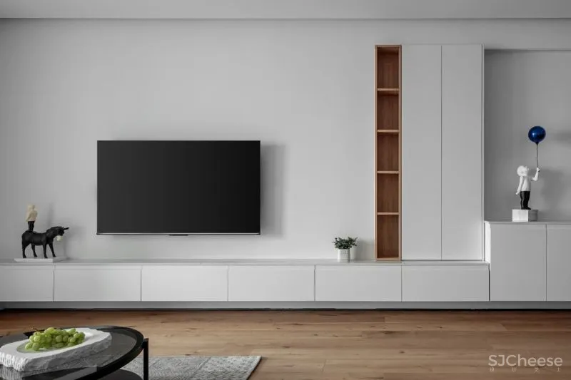 皇家蓝与爱马仕橙,极简空间的时尚活力感 宏福樘设计