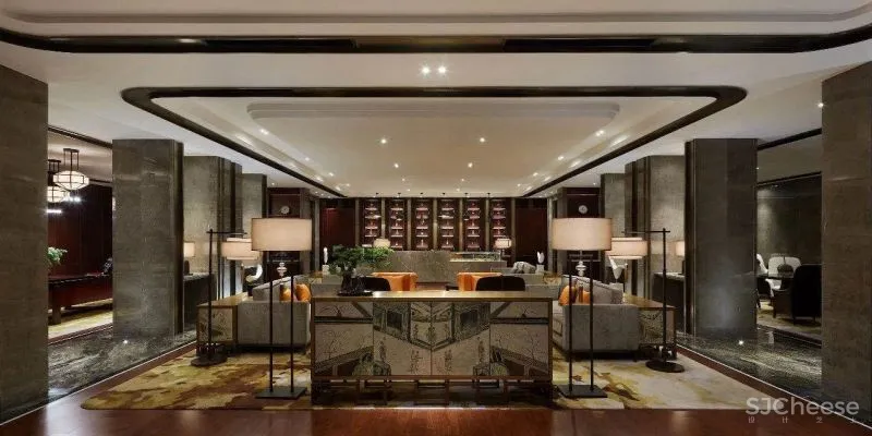 茧界设计:暖色调的油画美墅,尽显极简平衡之美!