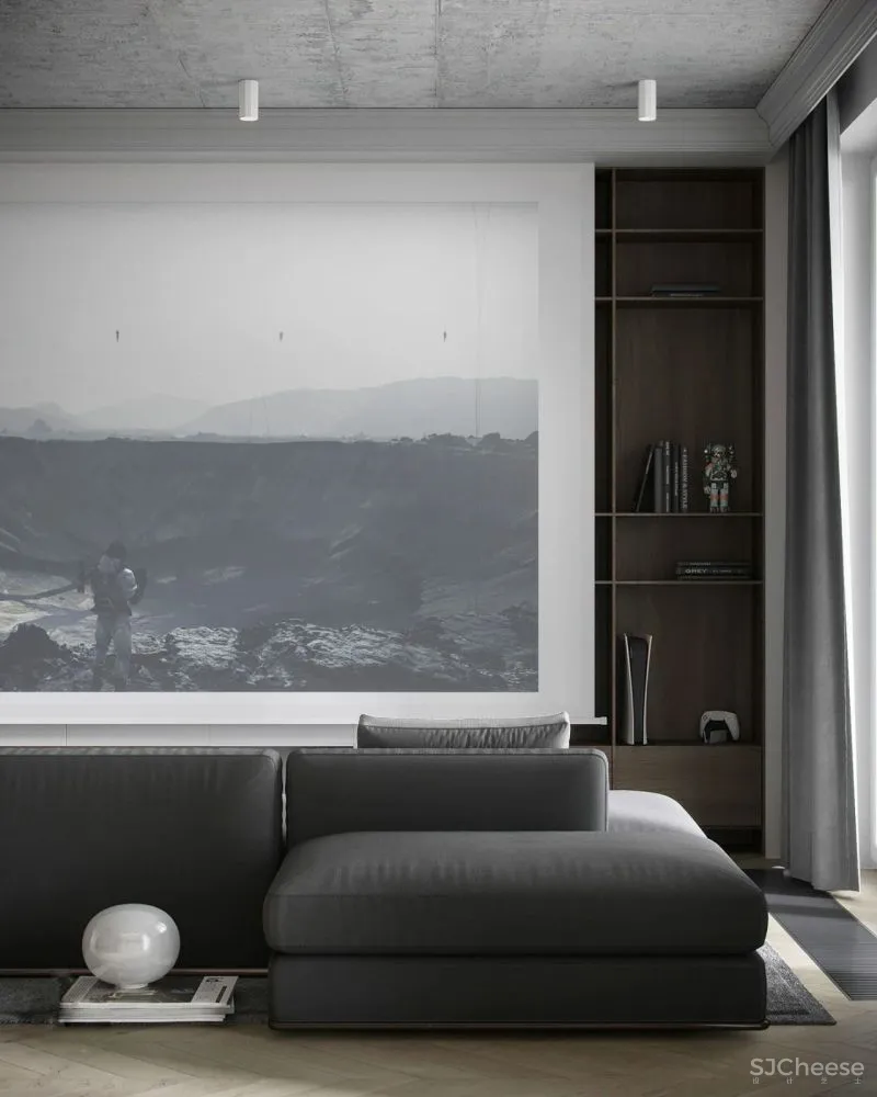 90㎡的实用系现代住宅,高级感炸裂!