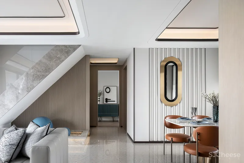 王五平:280㎡凌江跃墅,顶层艺术!