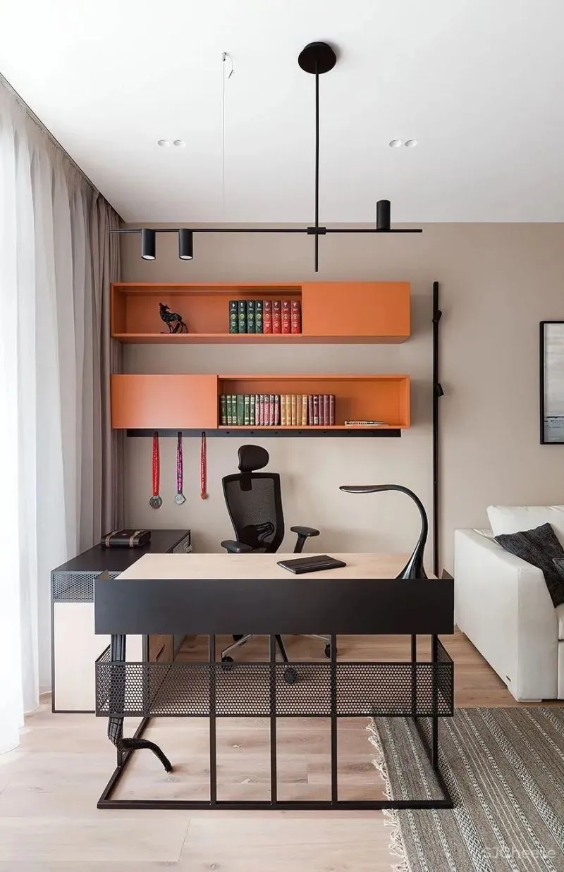 现代风二居室,墙面这样做储物好看又实用