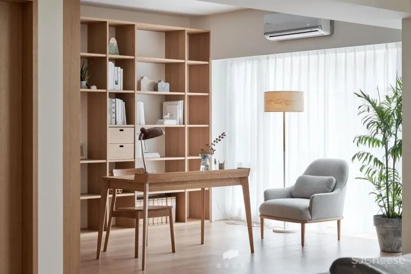 165㎡原木复式,温暖质感