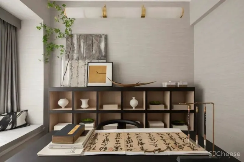 水墨韵律 素雅花艺,独有的东方气韵 观致设计